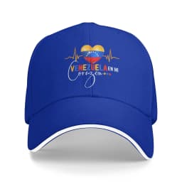 Women Men Venezuela En El Corazon Venezuelan Pride Outdoor Hat Sun Cap New Baseball Cap Snapback Sunshade