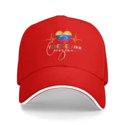 Women Men Venezuela En El Corazon Venezuelan Pride Outdoor Hat Sun Cap New Baseball Cap Snapback Sunshade