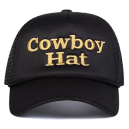 Unisex Cowboy Hat Letter Embroidery Baseball Net Caps Spring Summer Outdoor Sunscreen Hat Adjustable Casual Trucker Hats