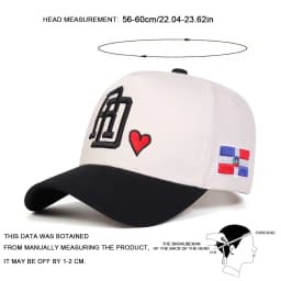 Unisex RD Letter Love Embroidery Baseball Caps Spring Autumn Outdoor Adjustable Casual Hats Sunscreen Hat Sports Cap