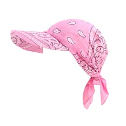 Womens Head Scarf Visor Hat With Printed Headband Wide Brim Sunhat Summer Beach Sun Hats UV Protection Female Baseball Cap
