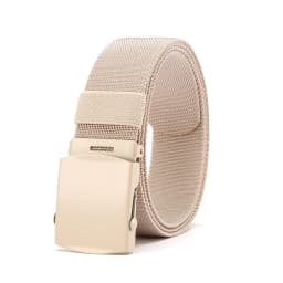 New Golf Sports Elastic Belt Tactical Belt Metal Automatic Buckle Tough Stretch Nylon Men Military Belt 125CM