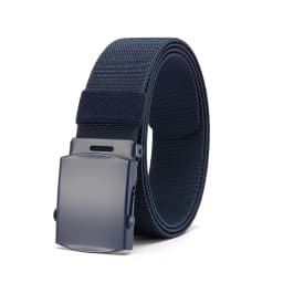 New Golf Sports Elastic Belt Tactical Belt Metal Automatic Buckle Tough Stretch Nylon Men Military Belt 125CM