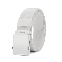 New Golf Sports Elastic Belt Tactical Belt Metal Automatic Buckle Tough Stretch Nylon Men Military Belt 125CM