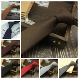 Solid Color Neck Tie Adjustable Cotton Elegant Men's Necktie Retro Color Apparel Accessories Business Suit Accessories
