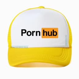 Fashion Porns Hub Breathable Baseball Cap fashion casual Visor Caps adjustable mesh trucker hat