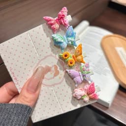 5Pcs Cute Popsicle Ice Cream Hair Clips Colorful Mini Kawaii Barrettes for Women Girls Kids Daily Party Hair Accessories Gift