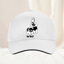 Retro WWF Panda Bear Baseball Cap Unisex Headwear Funny Wrestling Fighting Outdoor Summer Gift Hats Cap