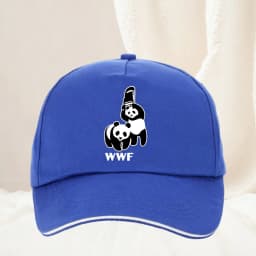 Retro WWF Panda Bear Baseball Cap Unisex Headwear Funny Wrestling Fighting Outdoor Summer Gift Hats Cap