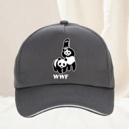 Retro WWF Panda Bear Baseball Cap Unisex Headwear Funny Wrestling Fighting Outdoor Summer Gift Hats Cap