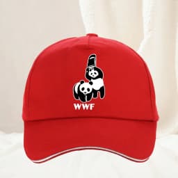 Retro WWF Panda Bear Baseball Cap Unisex Headwear Funny Wrestling Fighting Outdoor Summer Gift Hats Cap