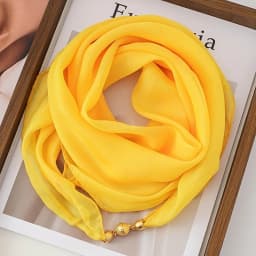 Neck Protection Soft Cotton Magnetic Scarf 65x65cm Floral Print Square Scarf Magnetic Buckle Women Neckerchief Women Fashion