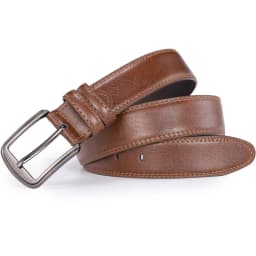Male Men Casual Fashion Waist Belts Genuine Leather Pin Buckle Luxury Designer Belts for Men Dress Daily Wear Blue Red Brown