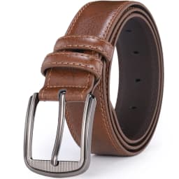 Male Men Casual Fashion Waist Belts Genuine Leather Pin Buckle Luxury Designer Belts for Men Dress Daily Wear Blue Red Brown