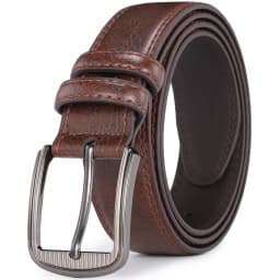 Male Men Casual Fashion Waist Belts Genuine Leather Pin Buckle Luxury Designer Belts for Men Dress Daily Wear Blue Red Brown