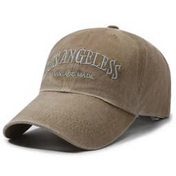 Men's American Wide Brimmed Retro Face Enhancing Little Women's Big Head Circumference Baseball Cap Washed Hat Trendy Cap