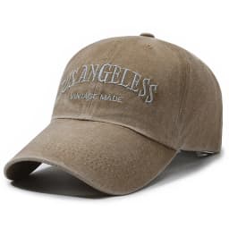 Men's American Wide Brimmed Retro Face Enhancing Little Women's Big Head Circumference Baseball Cap Washed Hat Trendy Cap
