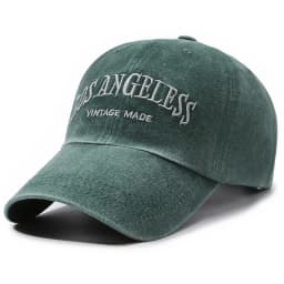 Men's American Wide Brimmed Retro Face Enhancing Little Women's Big Head Circumference Baseball Cap Washed Hat Trendy Cap