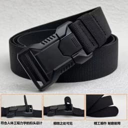 New Tactical Quick Release Buckle Training Nylon Belt Outdoor Versatile Work Belt Men's Quick Detach Belt
