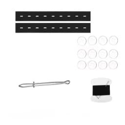 Adjustable Invisible Belt Tightener Set Invisible No-Sew Elastic Waist Band Extender Seamless Trouser Buckle Women Men Jean Pant