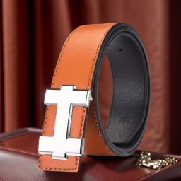 3.5cm Fashion Casual Belt with Silver Smooth Buckle, Designer men belt High-Quality, Unisex Fit, Perfect for Jeans Workwear