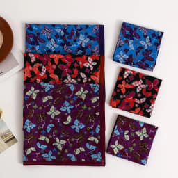 Ladies Pure Cotton Printed Handkerchief Old-fashioned Retro Absorbent Sweat Wiping Hand Towel Soft Comfortable Square Towel 43cm