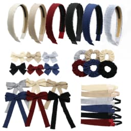 Elegant Wool Feeling Flat Band Large Hair headband Baby Mini clip Kids School Hair Accessories hairband