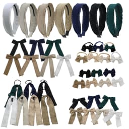 Fashion Cordury Flat Band Large Hair headband Baby Mini clip Kids School Hair Accessories hairband