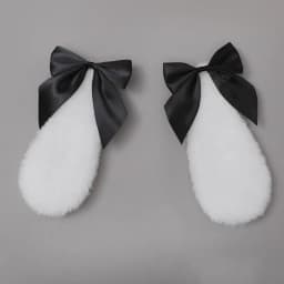 Adorable Plush Bunny Ears Hairpin Soft Cute Design Rabbit Hairclips Droopy Rabbit Lolita Hairclips Costume Parties Accessory