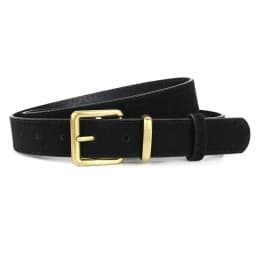Luxury Suede Pu Leather Belt for Women, Vintage Style with Gold Pin Buckle, 2.8cm Wide Waistband for Dresses & Jeans Accessories