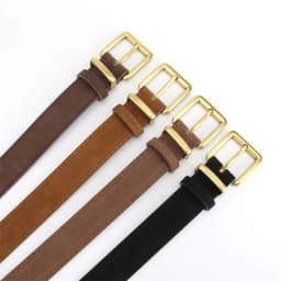 Luxury Suede Pu Leather Belt for Women, Vintage Style with Gold Pin Buckle, 2.8cm Wide Waistband for Dresses & Jeans Accessories