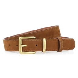 Luxury Suede Pu Leather Belt for Women, Vintage Style with Gold Pin Buckle, 2.8cm Wide Waistband for Dresses & Jeans Accessories