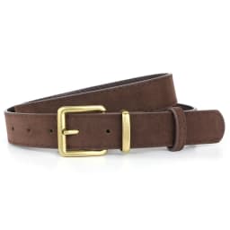 Luxury Suede Pu Leather Belt for Women, Vintage Style with Gold Pin Buckle, 2.8cm Wide Waistband for Dresses & Jeans Accessories