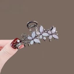 Fairy Rhinestone Butterfly Hair Clip High-end Women's Back of Head Half-tied Hair Grip Medium Size Korean Style Hair Accessories