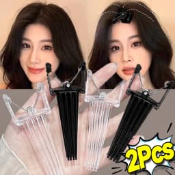 Fashion Fluffy Hairpin Curling Bangs Instant Hair Roots Curling Fixed Shape Styling Volumizing Hair Clips Korean Unisex Headwear