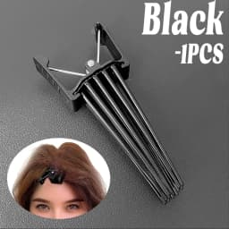Fashion Fluffy Hairpin Curling Bangs Instant Hair Roots Curling Fixed Shape Styling Volumizing Hair Clips Korean Unisex Headwear