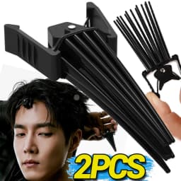 Fashion Fluffy Hairpin Curling Bangs Instant Hair Roots Curling Fixed Shape Styling Volumizing Hair Clips Korean Unisex Headwear
