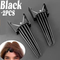 Fashion Fluffy Hairpin Curling Bangs Instant Hair Roots Curling Fixed Shape Styling Volumizing Hair Clips Korean Unisex Headwear