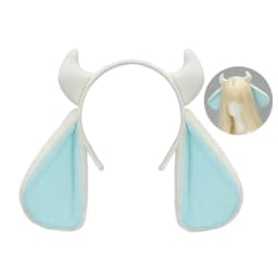Kawaii Plush Lolita Headband Fluffy Goat Horn Photo Prop Girls Hairband Cute Party Headwear Costume Cosplay
