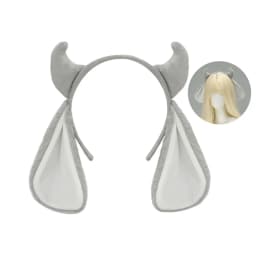 Kawaii Plush Lolita Headband Fluffy Goat Horn Photo Prop Girls Hairband Cute Party Headwear Costume Cosplay