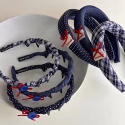 Vintage Headbands for Women British Style Toothed Non-slip Hair Bands Red Bow Blue Hair Hoop Hairband Face Wash Hair Accessories
