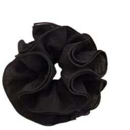 1PC Double-Layer Ruffled Bubble Flower Hair Scrunchie - High-End Korean-Style Hair Tie with Strong Elasticity