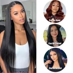15A Straight Human Hair Weave Brazilian Weave 100% Human Hair Curly Weave Straight Human Hair Delivery in France Within 2-3 Business Days