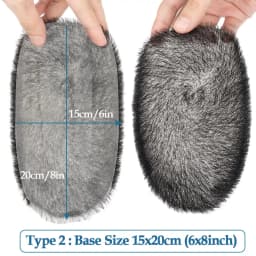 TESS Men Hair Wig 100% Human Hair Men Toupee Buzz Cut Hair System Super Thin Skin Natural Black Short Hair Pieces Wigs for Male