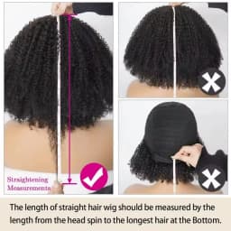 Short Pixie Bob Cut Human Hair Wigs With Bangs Afro Kinky Curly Full Machine Wig Highlight Honey Blonde Colored Wigs For Women