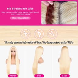 613 Hd Lace Frontal Wig 13x6 13x4 Human Hair Wigs For Women Honey Blonde Color Lace Front Wig Preplucked Straight Brazilian Hair