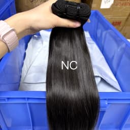 15A Color Straight Human Hair Bundles 100% Raw Vietnamese Human Hair Weft Unprocessed Hair Bundle Extensions for Women 100g/Pack