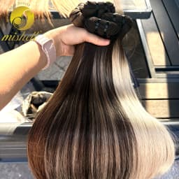 15A Color Straight Human Hair Bundles 100% Raw Vietnamese Human Hair Weft Unprocessed Hair Bundle Extensions for Women 100g/Pack