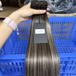 15A Color Straight Human Hair Bundles 100% Raw Vietnamese Human Hair Weft Unprocessed Hair Bundle Extensions for Women 100g/Pack