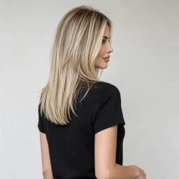 Straight Hair Soft Highlight Blond 150 density 13×4 100%human hair wig lace front wig, with baby hair pre plucked